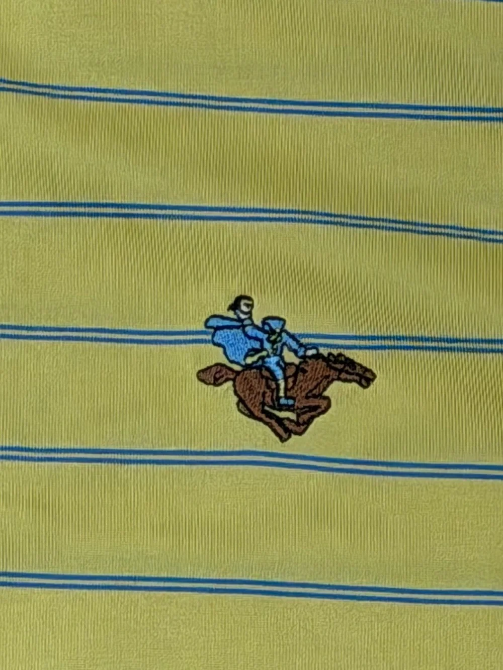 Adidas Yellow Striped Men's Large Polo Golf Tennis Shirt